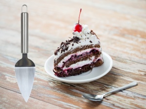 BEPER Kuchen Server Argintiu Design Elegant Ideal pentru Servirea Torturilor - Img 2