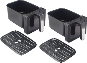 BEPER P101FRI090 Air Fryer cu camera dubla, 9 L (4,5 per cos) - Air Fryer 2 camere cu 7 programe - Img 7