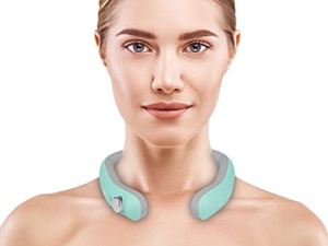BEPER P302MAS100 Aparat de masaj cervical, Aparat de masaj pentru gat, 6 moduri, intensitate reglabila, functie de incalzire, reincarcabil, cu port USB - Img 8