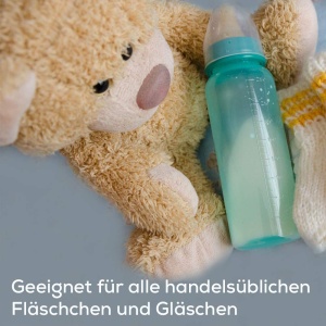 Beurer BY 52 Incalzitor de biberoane si incalzitor de biberoane, incalzire si mentinere calda a alimentelor pentru bebelusi, timp de incalzire de 8 minute, afisaj digital al temperaturii, potrivit pentru toate biberoanele disponibile in comert, 1 bucata - Img 4