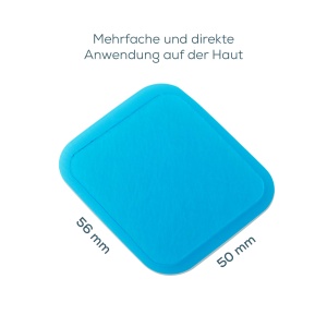 Beurer EM 50 Purchase Set Gel Pads, utilizabile cu EM 50 Menstrual Relax TENS & Heat Pad, 6 tampoane cu gel autoadezive, 50 x 56 mm - Img 6