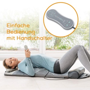 Beurer MG 280 Yoga and Stretch Mat, pentru intinderea muschilor si relaxare, Covoras de masaj pentru gat, umeri si spate, pliabil, 1 bucata (pachet de 1), gri - Img 5