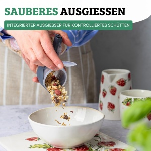 Beutelclips cu Ausgieer Westmark - Set 2 bucati, BPA-free, usor de utilizat - Img 5