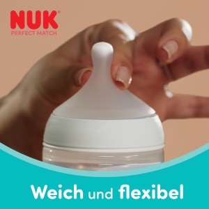 Biberon NUK Perfect Match, 120 ml 230 ml, Anti-colici, Set 4 bucati - Img 3