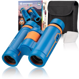 Binoclu pentru copii BRESSER JUNIOR 7x30, 30 mm, cu curea si geanta de transport