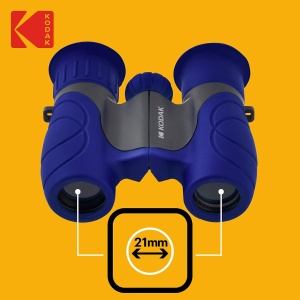 Binoclu pentru copii KODAK BCS100, 8x zoom, ergonomic, culoare albastra - Img 3