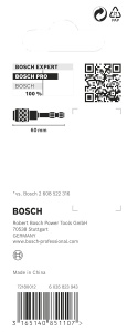 Bitholder Bosch PRO Impact 14 inch, 145 x 65 mm, cu magnet permanent - Img 4