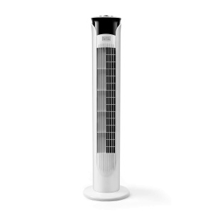 BlackDecker BXEFT47E Ventilator turn 45 plastic fara telecomanda 81 cm alb - Img 1