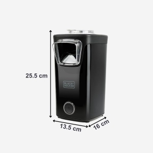 BLACKDECKER BXPC1100E Masina de popcorn 1100W Tehnologie cu aer cald Capacitate mare - Img 3