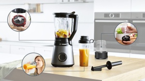 Blender Bosch VitaPower MMB6177S, 1200W, 1.5L, Inox - Img 2