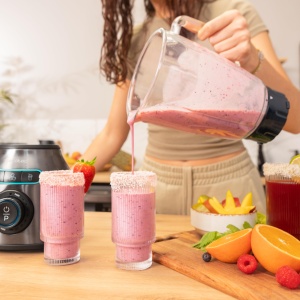 Blender Cecotec Power Black Titanium 2200MAX, 2200 W, 1.75 L, 6 cutite din otel inoxidabil - Img 5