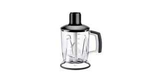 Blender de masa Braun MQS 601 BK, 1,25 L, negru, EasyClick Plus