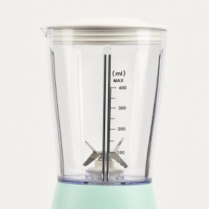 Blender Girmi FR06 170 W, 400 ml, 4 cutite inox, turcoaz - Img 2