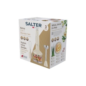 Blender multifunctional Salter Retro 3-in-1, 600W, 500ml, crem - Img 12