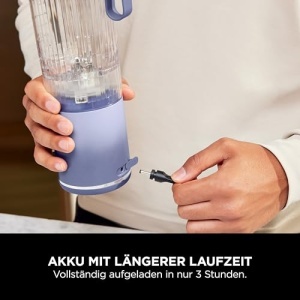 Blender Ninja Blast Max, 570 ml, wireless, LavendelSilber - Img 12