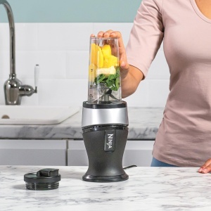 Blender Ninja QB3001UKS 700W, 2x 470ml, Compact, ArgintiuNegru - Img 3