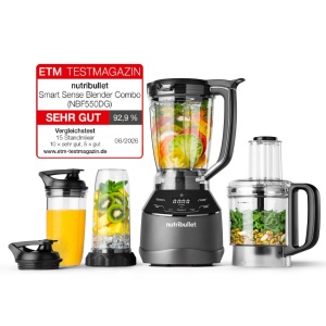 Blender Nutribullet NBF580B, 1200W, 1.8L, Negru