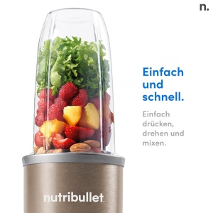 Blender Nutribullet Pro NB904CP, 900W, 700ml, Usor de curatat - Img 3