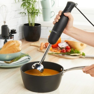 Blender Petra PT2827BMBLKVDE 3-in-1 - Accesorii fara BPA bol de 500 ml cana de 700 ml tel amestec zdrobire 2 viteze lame din otel inoxidabil pentru ma - Img 3