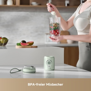 Blender portabil Dreame PortFresh, 500 ml, verde, cu 5 functii presetate - Img 5