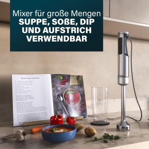 Blender Princess Prof XXL, 1500W, 50 cm, 5 viteze, inox - Img 4