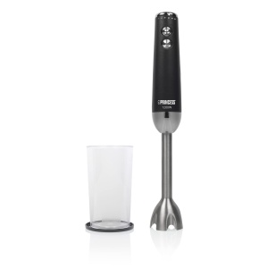 Blender Princess Stabmixer 1200 W cu 3 cutite din inox si viteza reglabila