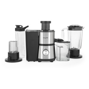 Blender Salter 4-in-1 cu recipient de 1L, 2 viteze, inox