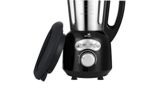 Blender Senya Cook Ice V3, 1.5 l, 1400 W, Negru, cu Dampfkorb - Img 3