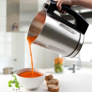 Blender si Suppenkocher DOMO DO498BL 16L InoxNegru 3 Programe Automate - Img 4