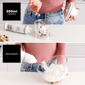 Blender Taurus 1200 W cu 20 viteze, inox, accesorii complete - Img 7