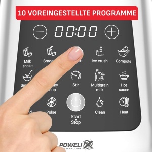 Blender Tefal PerfectMix Cook, 1400W, 10 programe, argintiunegru - Img 4