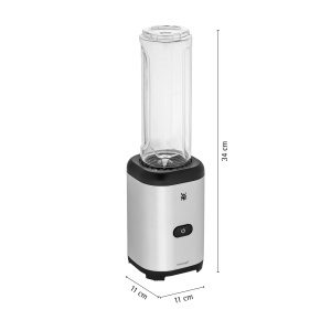 Blender WMF Kult X Mix Go, 600 ml, 300 W, ArgintiuNegru - Img 8