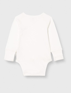Body cu maneca lunga Steiff din bumbac organic, model cu ursulet, confortabil - Img 3