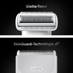 Bodygroomer Braun Series 7 BG7555, Rasierer Kabelloser, 100 Waterproof, Gri - Img 4