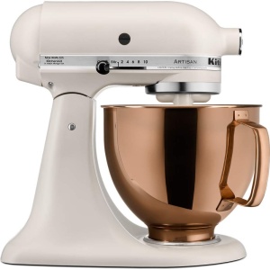 Bol din otel inoxidabil KitchenAid 5KSM5SSBRC 48L Radiant Copper cu maner ergonomic - Img 5