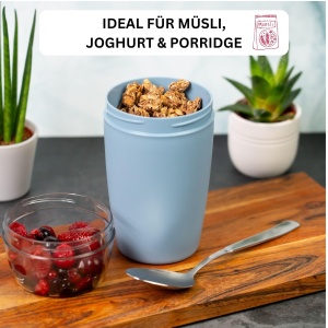 Bol pentru muesli Westmark, 700 ml, BPA-free, albastru - Img 5