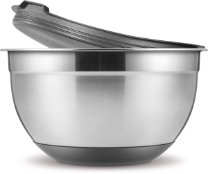 Bol Tescoma GrandCHEF cu capac, 20 cm, 3.0 l, inox si plastic