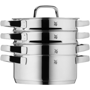Bol WMF Compact Cuisine 20 cm Cromargan pentru preparare la bain-marie din otel inoxidabil rezistent la temperaturi ridicate - Img 8