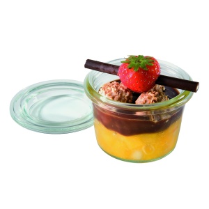 Borcan de sticla APS 82310, set 12 bucati, 80 ml, transparent - Img 3