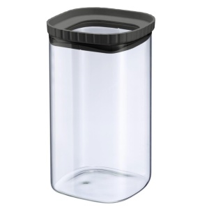 Borcan de stocare Westmark cu capac din silicon, 1500 ml, borosilikat