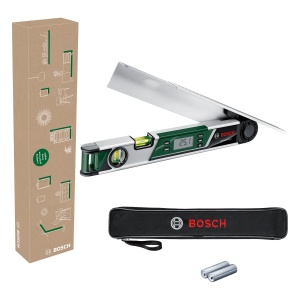 Bosch Home and Garden Raportor Bosch UniversalAngle (masurati si transmiteti cu precizie unghiuri de pana la 220deg, cu functie integrata de calcul al unghiului de taiere, in cutie de carton pentru comertul electronic)