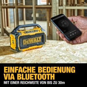 Boxa Bluetooth Dewalt DCR011 Extrem Robusta Compatibila cu Acumulatori XR Li-Ion - Img 6