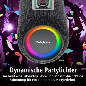 Boxa Bluetooth Nedis X5, 30W, portabila, neagra - Img 6