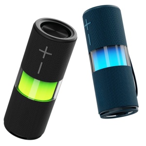 Boxa portabila Bluetooth Blaupunkt, sunet dinamic, lumini LED, negru
