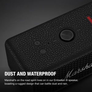 Boxa portabila Bluetooth Marshall Emberton III, IP67, 32 ore autonomie, NegruSilver - Img 2