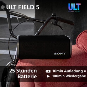 Boxa portabila Sony ULT Field 5, 25 ore autonomie, impermeabila, neagra - Img 6