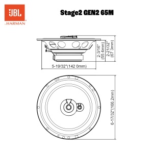 Boxe auto JBL Stage2 GEN2 65M, 6.5 inch, 60W RMS, 480W Max - Img 7