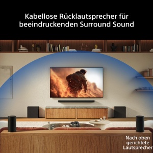 Boxe Surround Sony BRAVIA Theatre Rear 9, 200 W, wireless, compatibile cu HT-A9M2A8A9000A8000A7100 - Img 2