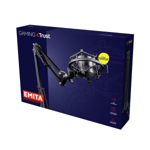 Brat microfon Trust Gaming GXT 253 Emita, suport microfon, brat de masa reglabil, cablu integrat de 290 cm, suport microfon, suport elastic, brat microfon pentru toate microfoanele obisnuite - negru - Img 7
