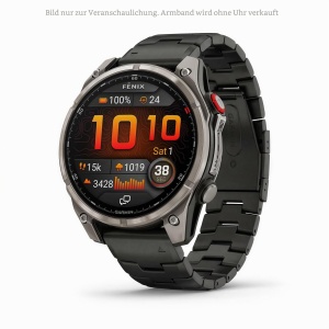Bratara Garmin Quickfit 22mm din titan, pentru ceasuri Fenix, Forerunner, Instinct - Img 2